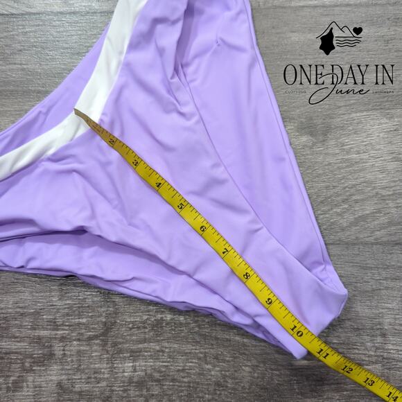 Aleumdr High Cut Triangle Bikini Swimsuit Size S - Picture 4 of 5